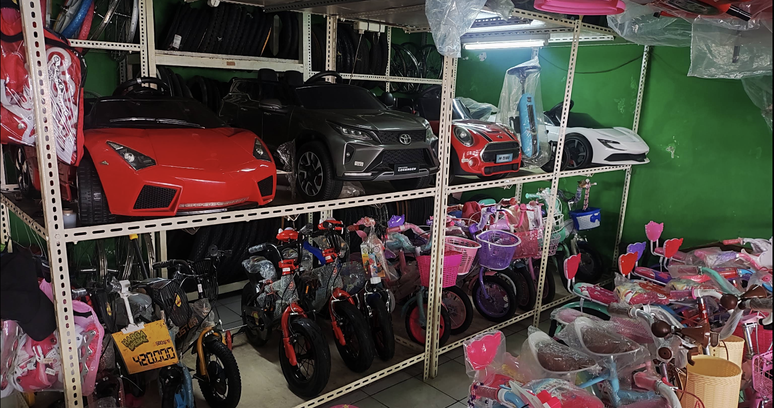 Koleksi Sepeda dan Mainan Anak