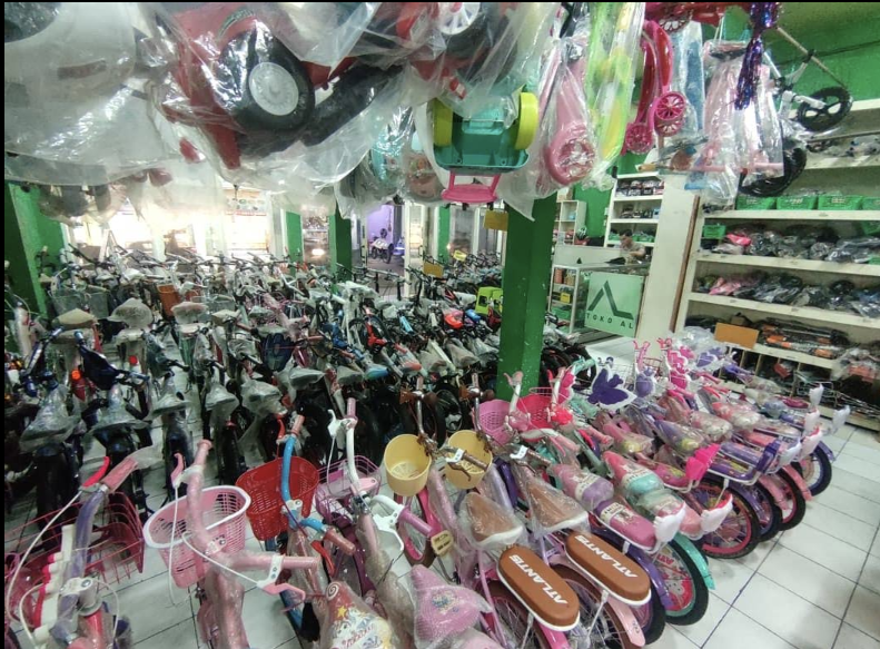 Display Sepeda Toko AL